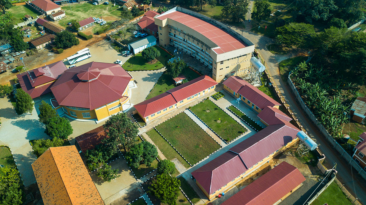 Aerial View of St. Joseph`s Academic quadrangle